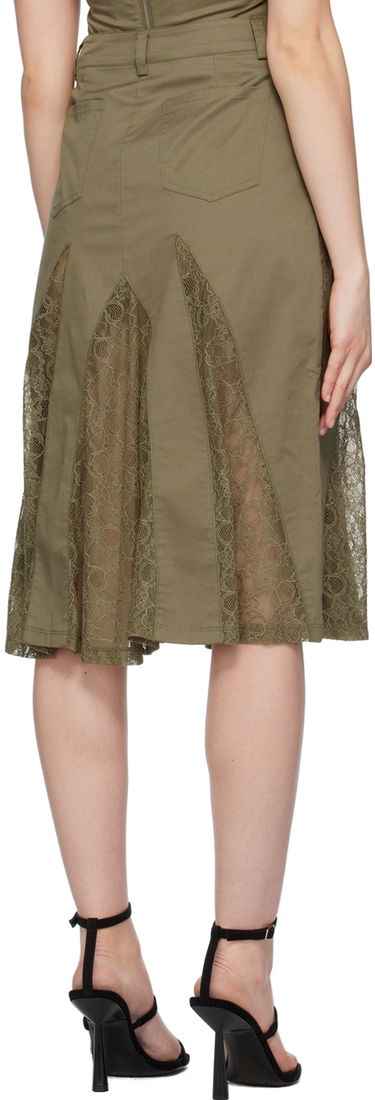 Sukňa Miaou Miaou Anita Lace Midi Skirt Zelené | 4058SPSHUN, 2