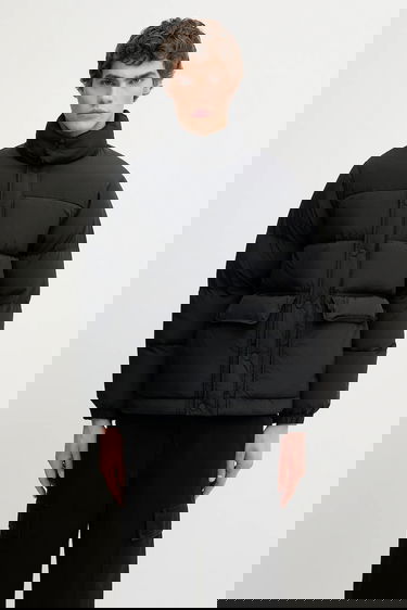 Prešívaná bunda MAISON KITSUNÉ Maison Kitsuné Oversize Quilted Puffer Čierna | PM02230WQ4070, 0