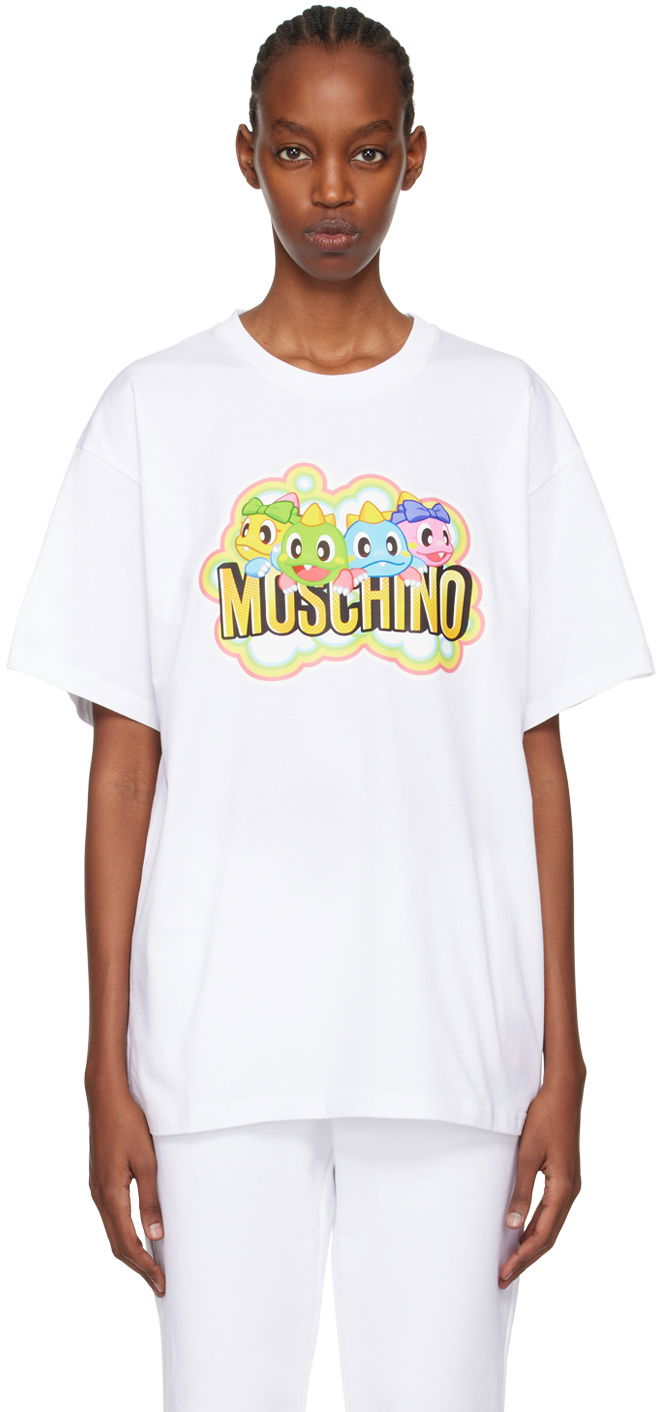 Tričko Moschino Puzzle Bobble T-Shirt Biela | 0799 1041 A1001, 0