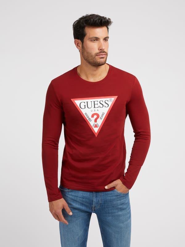 Tričko GUESS T-Shirt Vínová | M2YI31I3Z14, 0