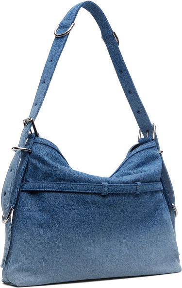 Taška cez rameno Givenchy Givenchy Voyou Gradient Denim Shoulder Bag Modrá | BB50SSB285420, 2