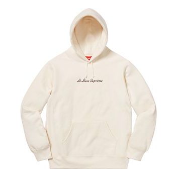Mikina Supreme Luxe Hoodie Béžová | SUP-SS19-319