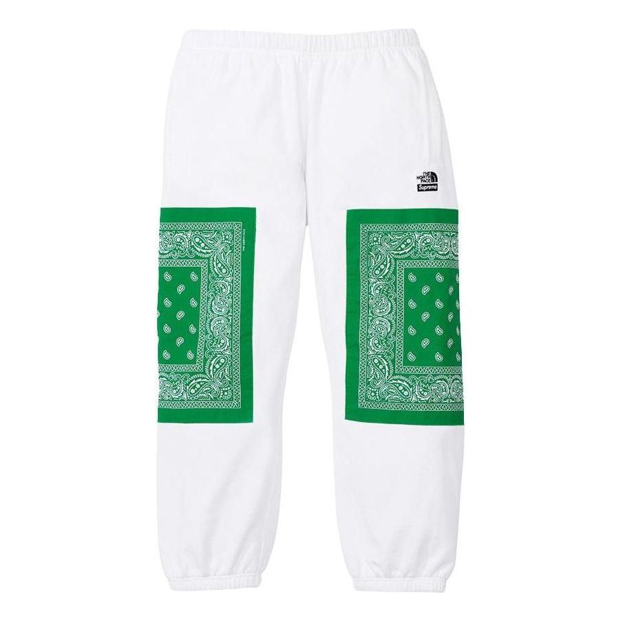 Tepláky Supreme Supreme x The North Face Bandana Sweatpants Biela | SUP-SS22-865, 0