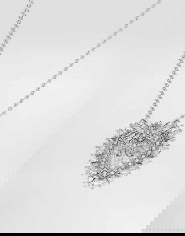 Náhrdelník Dolce & Gabbana Dolce & Gabbana Devotion 18K White Gold Diamond Heart Pendant Necklace Metalická | WNND1KWWH0180001, 1
