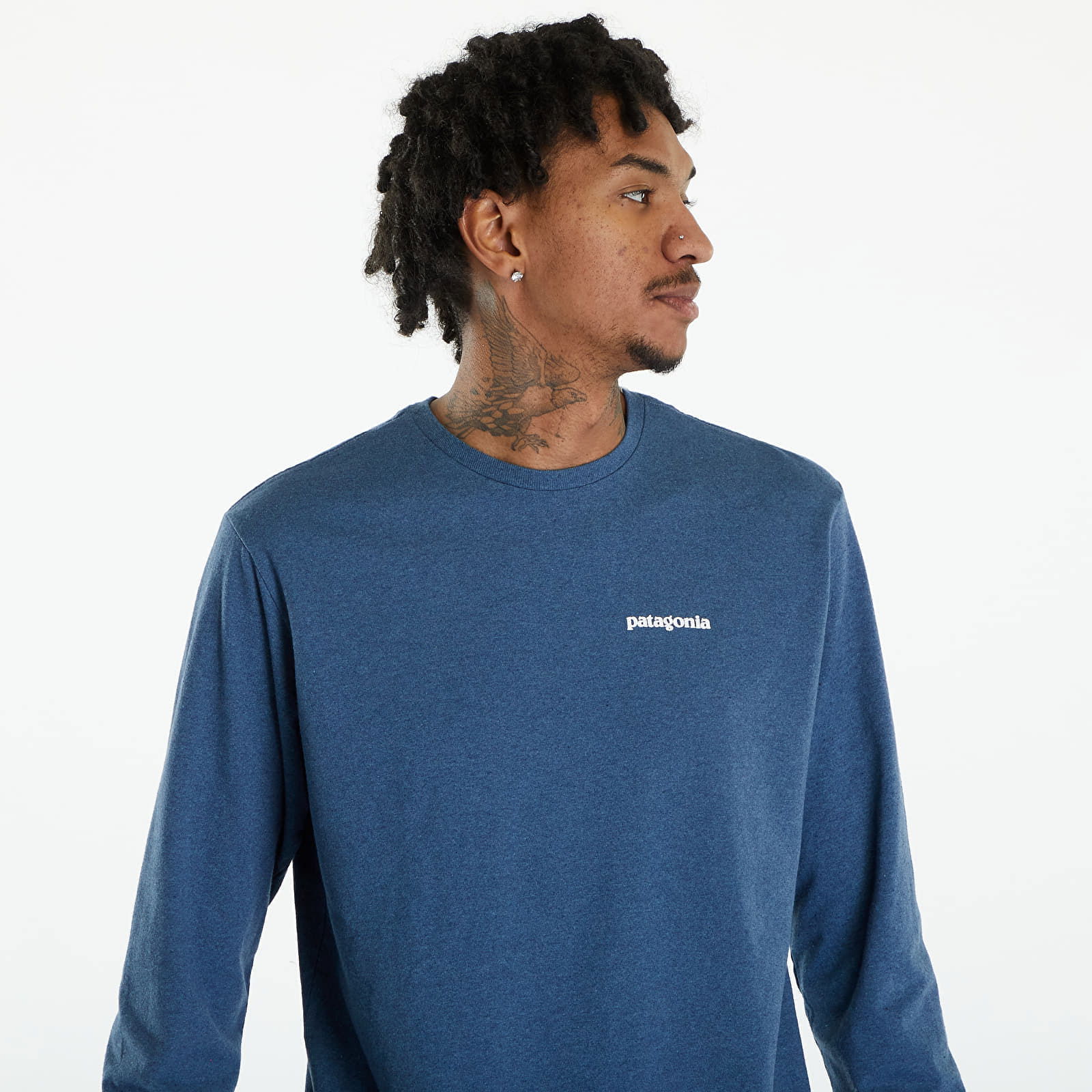 L/S P-6 Logo Responsibili-Tee Utility Blue