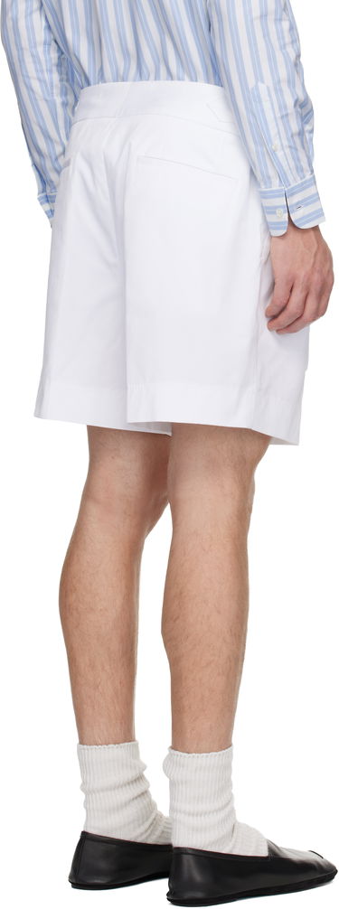 Šortky Dolce & Gabbana Pleated Shorts Biela | GP10WTFUFNV, 2