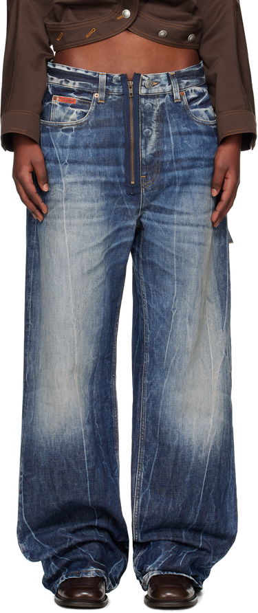 Džínsy Martine Rose Martine Rose Casual Jeans Modrá | 248WD07515, 0