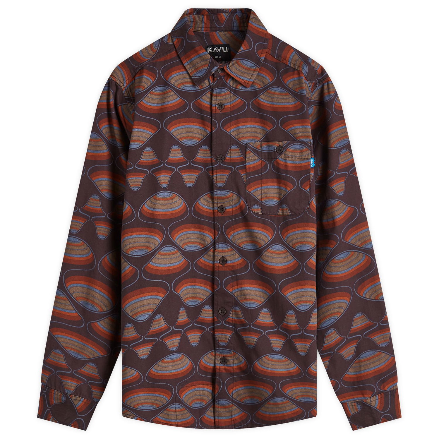 Košeľa KAVU Weslerly Shirt Mushroom Connection Hnedá | 5230-2423, 0