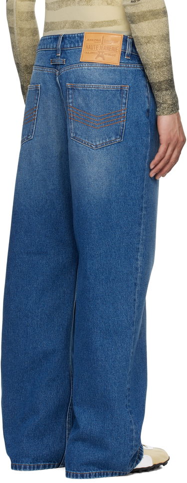 Džínsy Jean Paul Gaultier Jean Paul Gaultier Buttoned Denim Jeans Modrá | 25/34-F-JE175-D013-57, 2