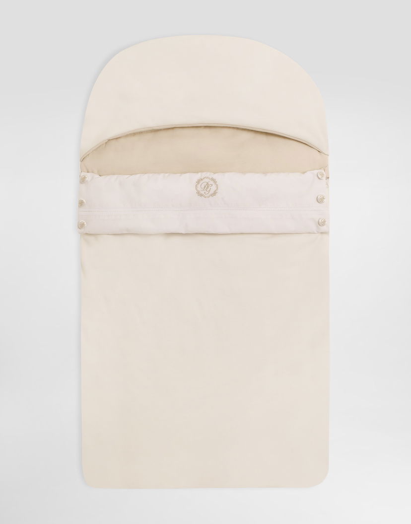 Doplnky Dolce & Gabbana Dolce & Gabbana Interlock Baby Nest with Logo and Polka Dots Béžová | LNJAH4G7PFQS9000