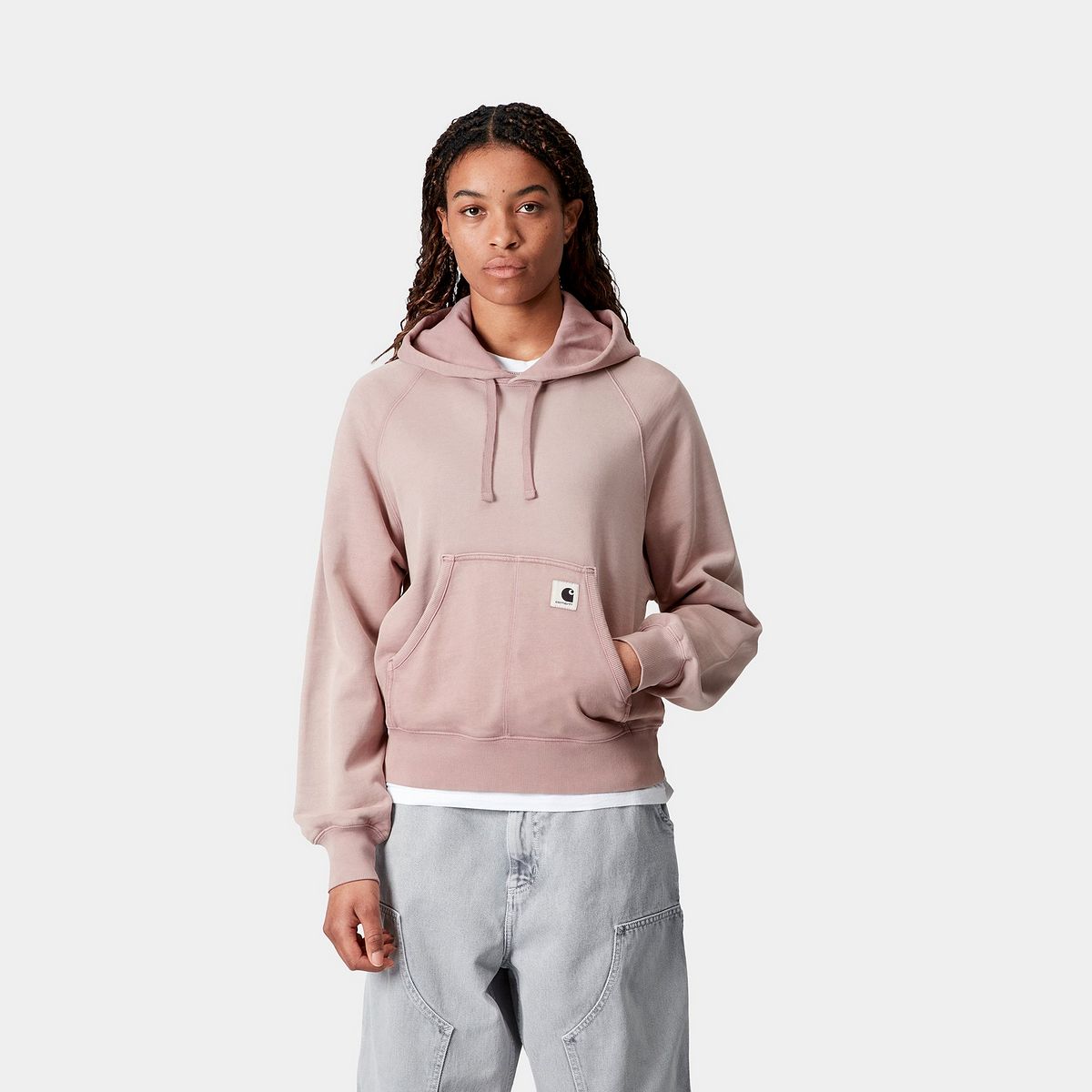 Mikina Carhartt WIP Hooded Hudson Sweatshirt Ružová | I035137_8, 0