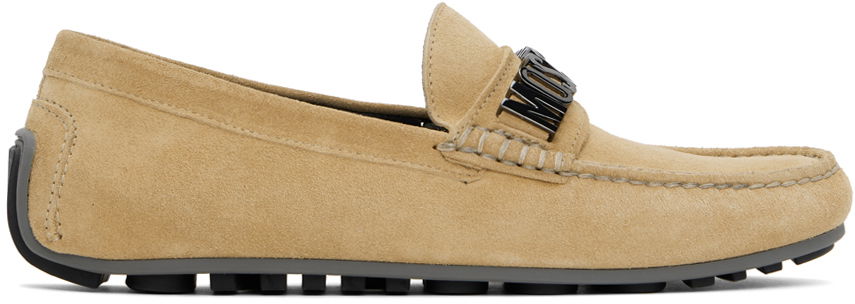 Oblečenie Moschino Moschino Suede Driver Loafers Béžová | MB10020G1I GF0, 0