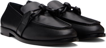 Tenisky a topánky Bottega Veneta Bottega Veneta Astaire Knotted Leather Loafers Čierna | 796445V5DZ01000, 3