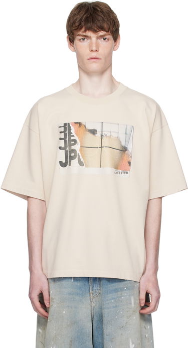 Tričko Jean Paul Gaultier Jean Paul Gaultier Oversized Printed T-Shirt Béžová | 25/03-W-TO293-J001-691501, 0