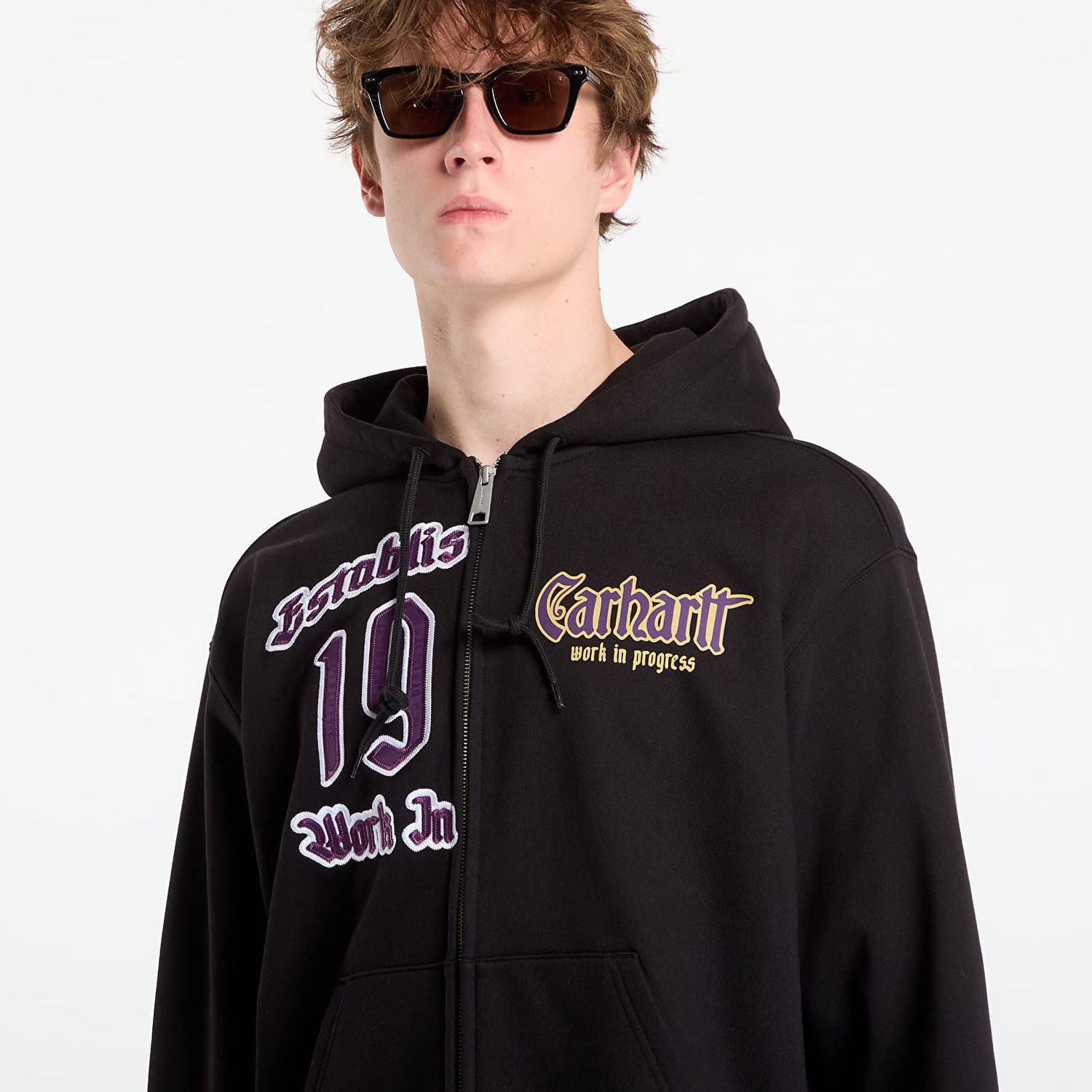 Mikina Carhartt WIP Sweatshirt Hooded Dual Sweat Jacket UNISEX Čierna | I035611.89XX, 1