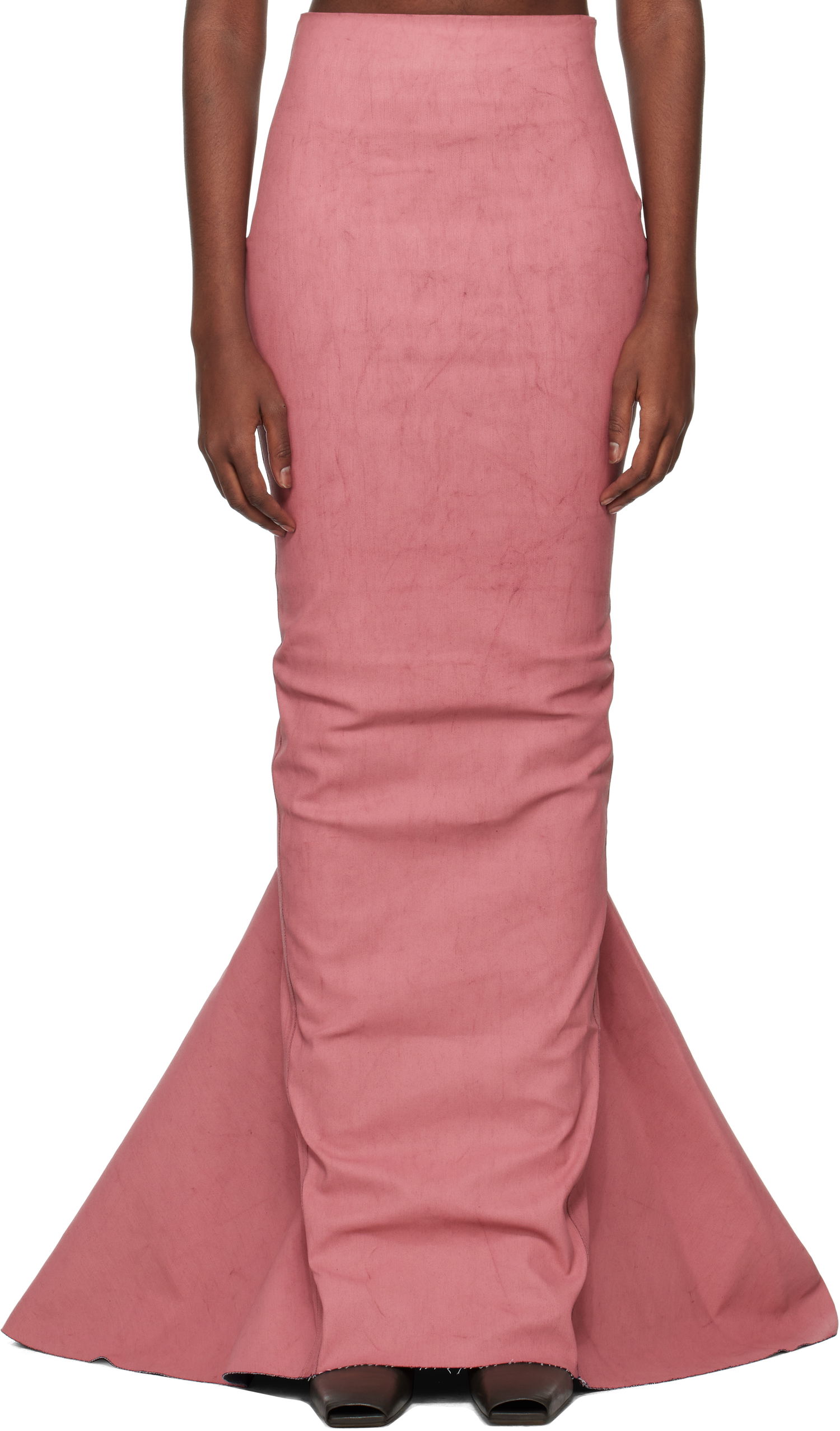 Sukňa Rick Owens Maxi Skirt Ružová | RO02D3386 SMT, 0