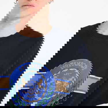 Tričko Rhude Rhude Cotswold Crest T-Shirt Čierna | RHPF25TT060120027, 2