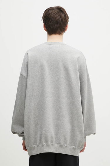 Mikina VETEMENTS Embroidered Logo Oversized Sweatshirt Šedá | UA66CW640G, 2