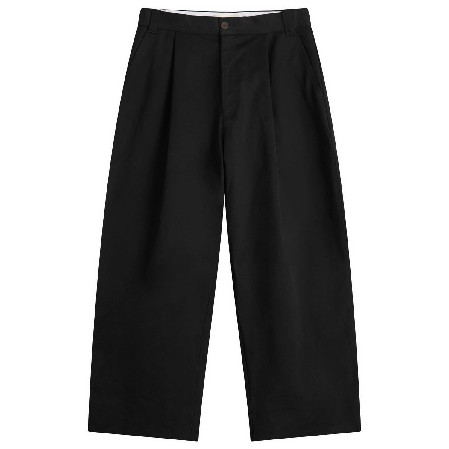 Nohavice Studio Nicholson Studio Nicholson Pant, Size Large Čierna | SORTESNM-1248-BLK, 1