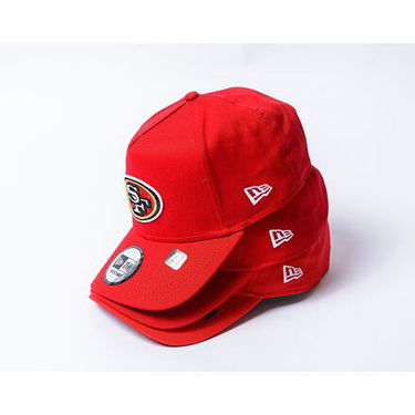Šiltovka New Era 9FORTY A-Frame San Francisco 49ers Adjustable Hat Červená | 60565495, 4