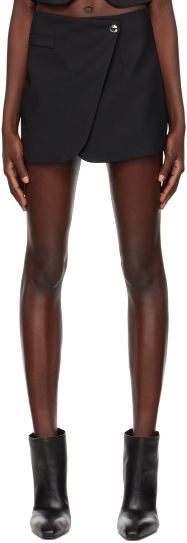 Sukňa Coperni Coperni Tailored Wrap Miniskirt Čierna | COPJ24106, 0