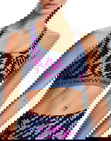 Podprsenka Under Armour Crossback Mid Print Bra Rôznofarebný | 1361042-470, 0