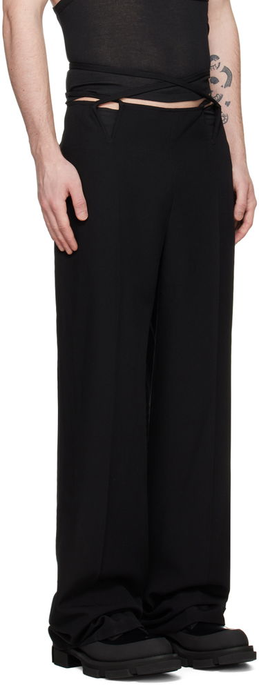 Nohavice Dion Lee V-Wire Detail Tailored Trousers Čierna | C2104R23, 1