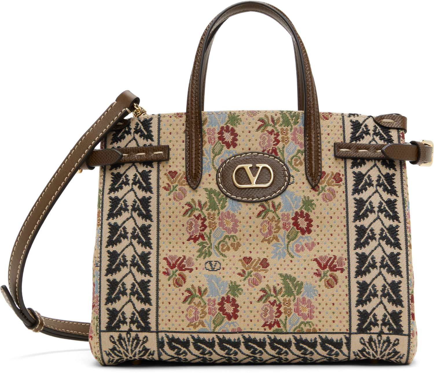Kabelka Valentino Valentino Garavani Antibes Small Shopping Tote Béžová | 6W2B0R20KDG, 0