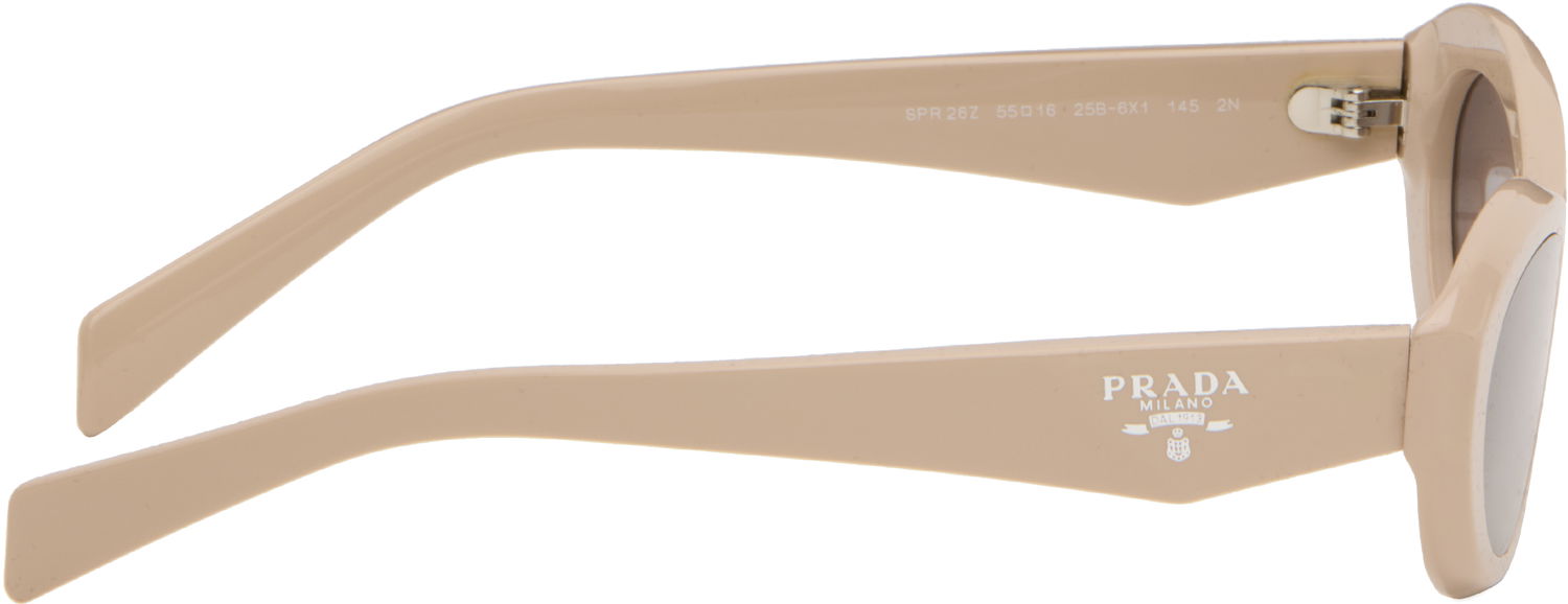 Slnečné okuliare Prada Symbole Cat-Eye Thick-Frame Sunglasses Béžová | 0PR 26ZS 8056262511367, 1