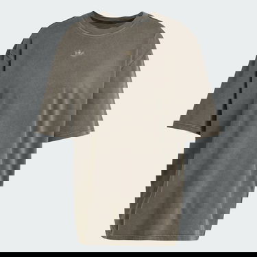 Tričko adidas Performance Oversized Washed T-Shirt Zelené | JI5729, 3