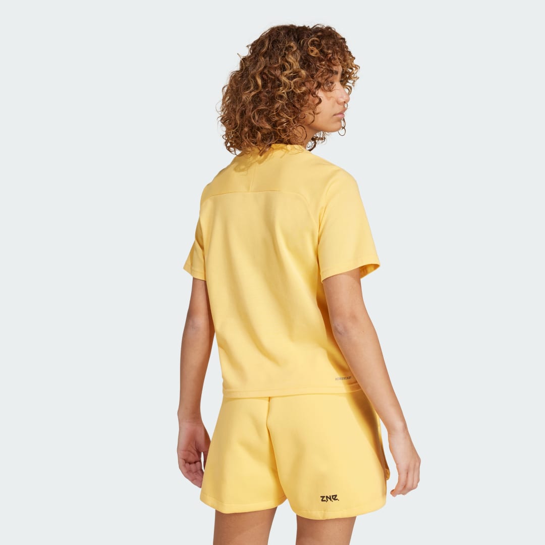 Tričko adidas Performance Z.N.E. Žltá | IS3932, 1