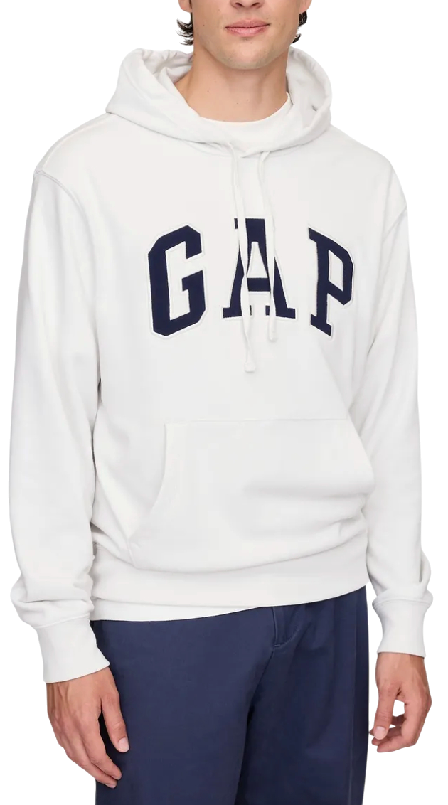 Mikina GAP French Terry Logo Hoodie Biela | 868460-08, 0