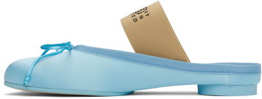 Tenisky a topánky Maison Margiela MM6 Maison Margiela Satin Ballerina Mules Modrá | S59WX0074 P5560, 2