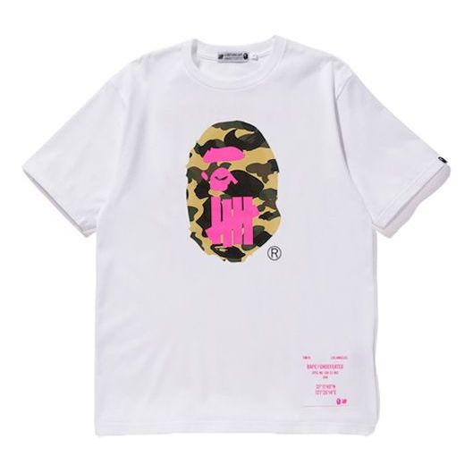 Tričko BAPE Ape Head Graphic Tee Biela | TBD-BAPE-017