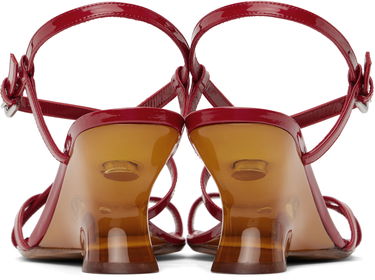 Starostlivosť o obuv Dries Van Noten Dries Van Noten Patent Leather Heeled Sandals Červená | WS251-1644-189, 1
