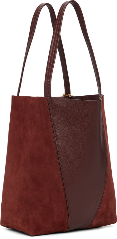 Tote bag CHLOÉ Spin Tote Vínová | CH25WS811Q76, 2