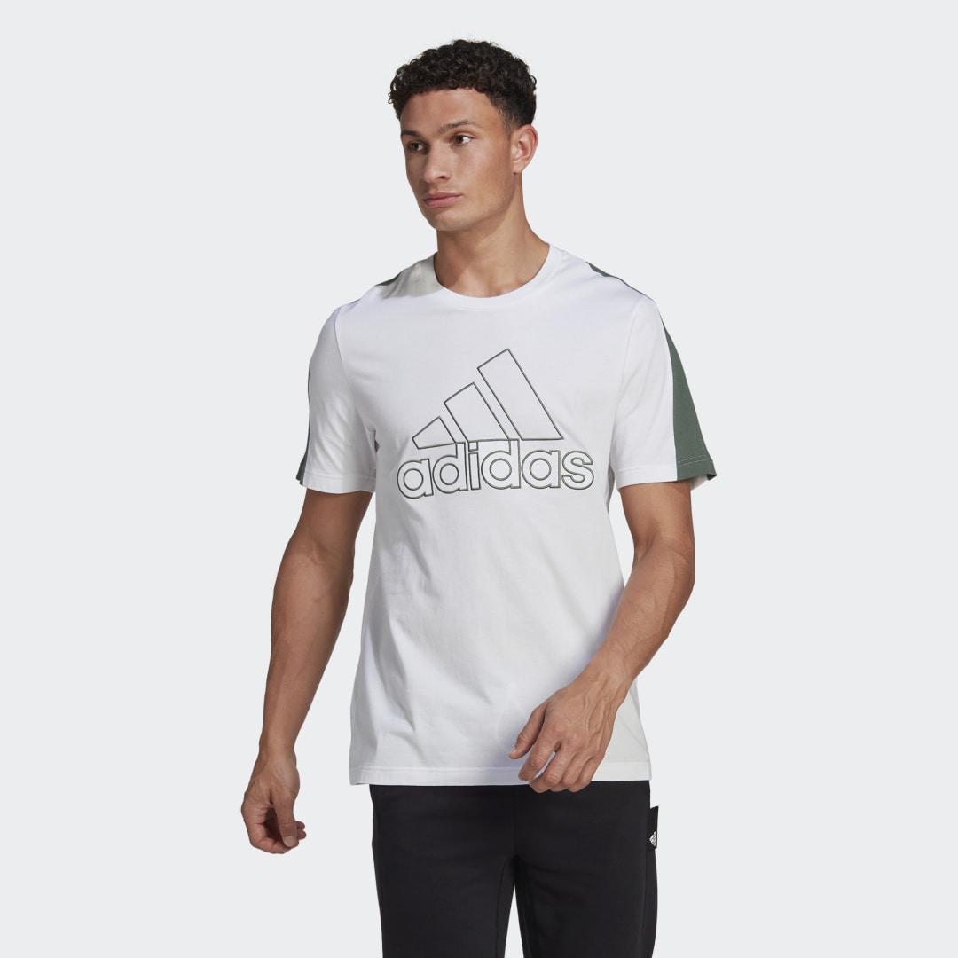 Tričko adidas Originals Future Icons Embroidered Badge of Sport Tee Biela | HK2162, 0