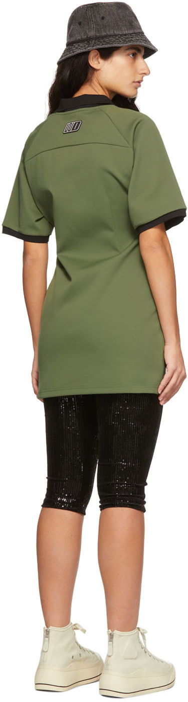 Polo tričko We11done We11done Raglan Sports Dress Zelené | WD-TO1-22-555-W-KK, 2