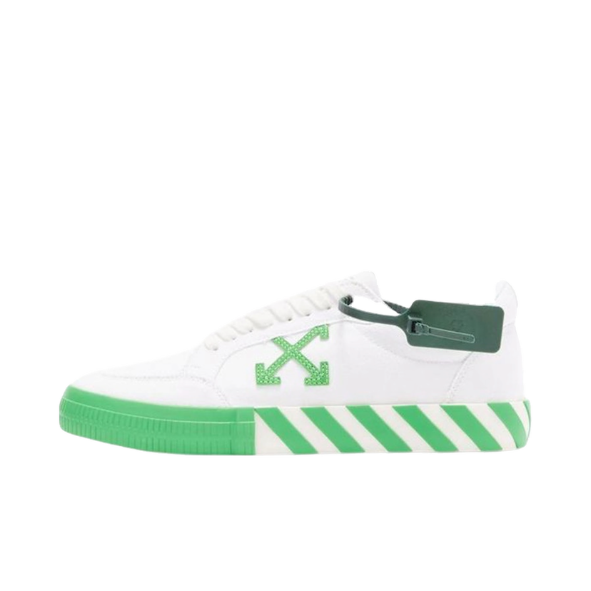 Tenisky a topánky Off-White Vulc Low White Fluo Green Zelené | OMIA085S22FAB0010155