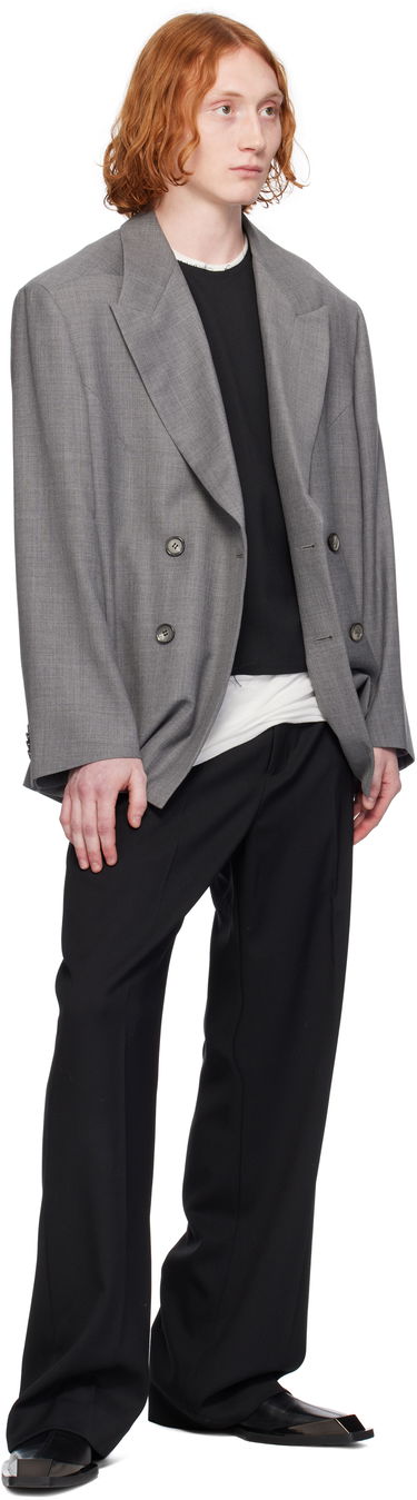 Bunda Entire Studios Entire Studios Double Breasted Blazer Šedá | ES2680AS, 3