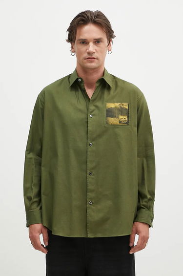 Košeľa UNDERCOVER Relaxed Shirt Zelené | UC2D4401.3, 0