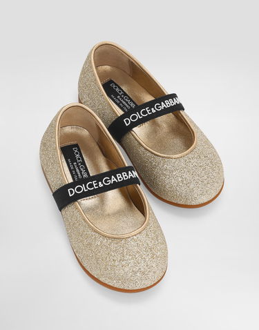 Doplnky Dolce & Gabbana Dolce & Gabbana Glittery Ballet Flats Metalická | D20095AA74587610, 3