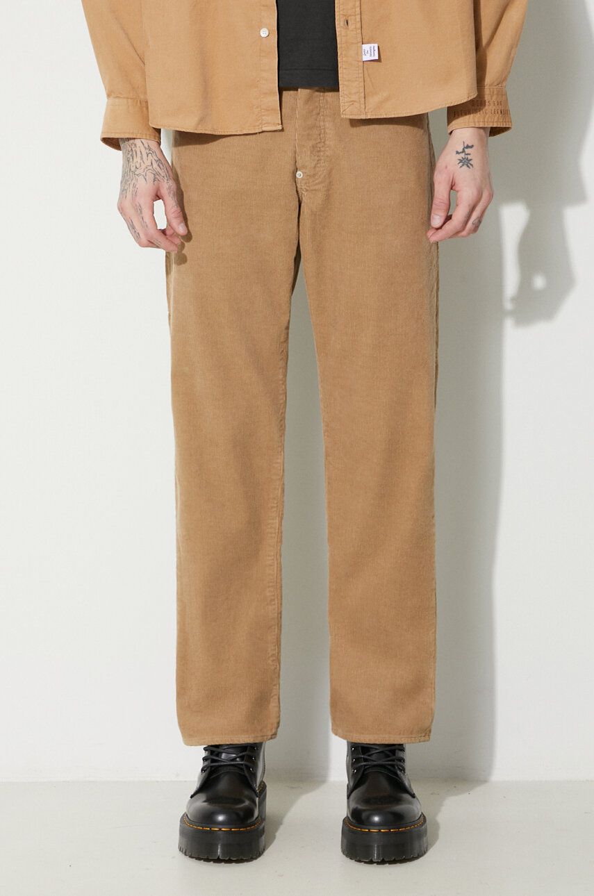 Nohavice Human Made Corduroy Work Pants Béžová | HM26PT013, 0