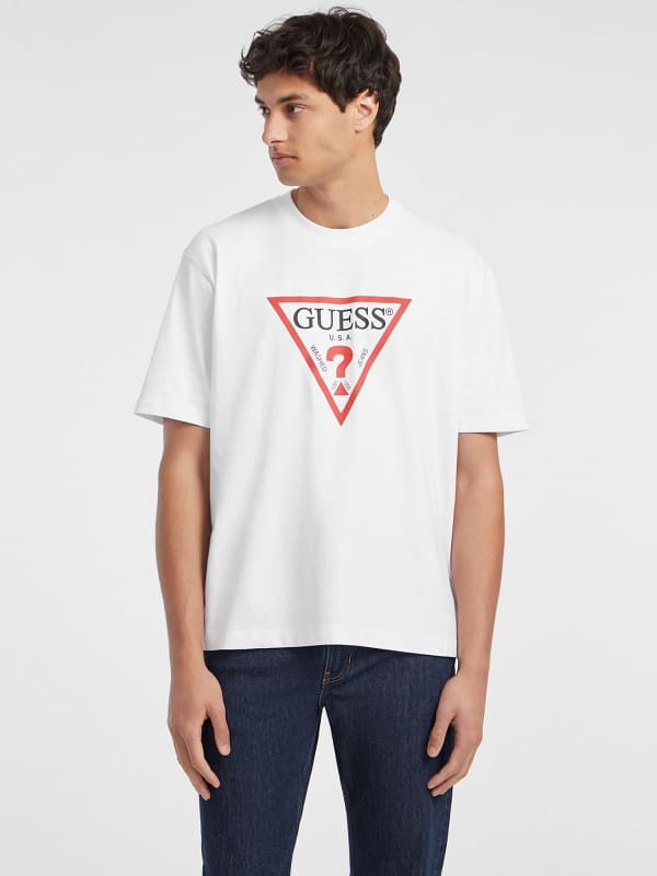 Tričko GUESS Iconic Tee Biela | M4YI45K8FQ4