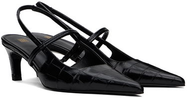 Tenisky a topánky TOTEME The Sharp Slingback Heels Čierna | 243-WAS821-LE0076, 3