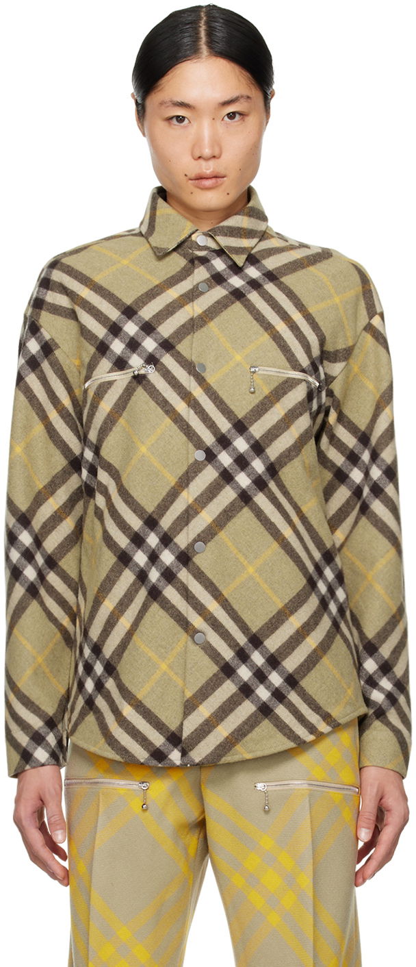 Bunda Burberry Check Jacket Béžová | 8076470