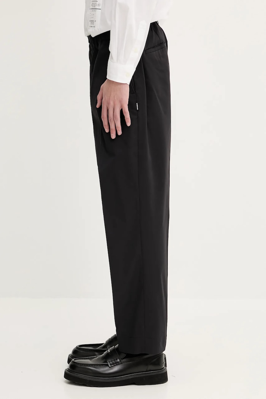 Nohavice Neighborhood NEIGHBORHOOD TAPEREDSILHOUETTE Tapered Trousers Čierna | 251ZANH.PTM01, 1