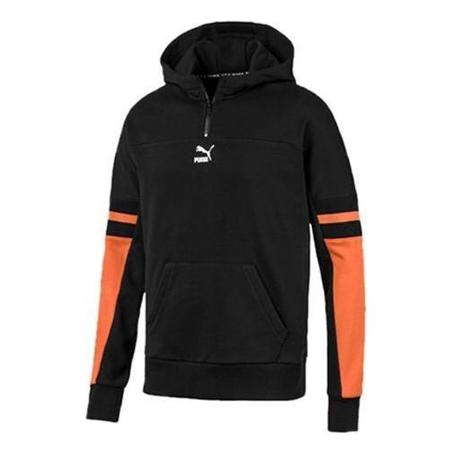 Mikina Puma Colorblocked Half Zip Hoodie Čierna | 595880-56, 0