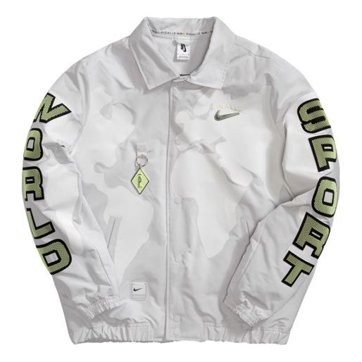Vetrovka Nike Pigalle Story Crossover Pattern Jacket Biela | CI9955-078