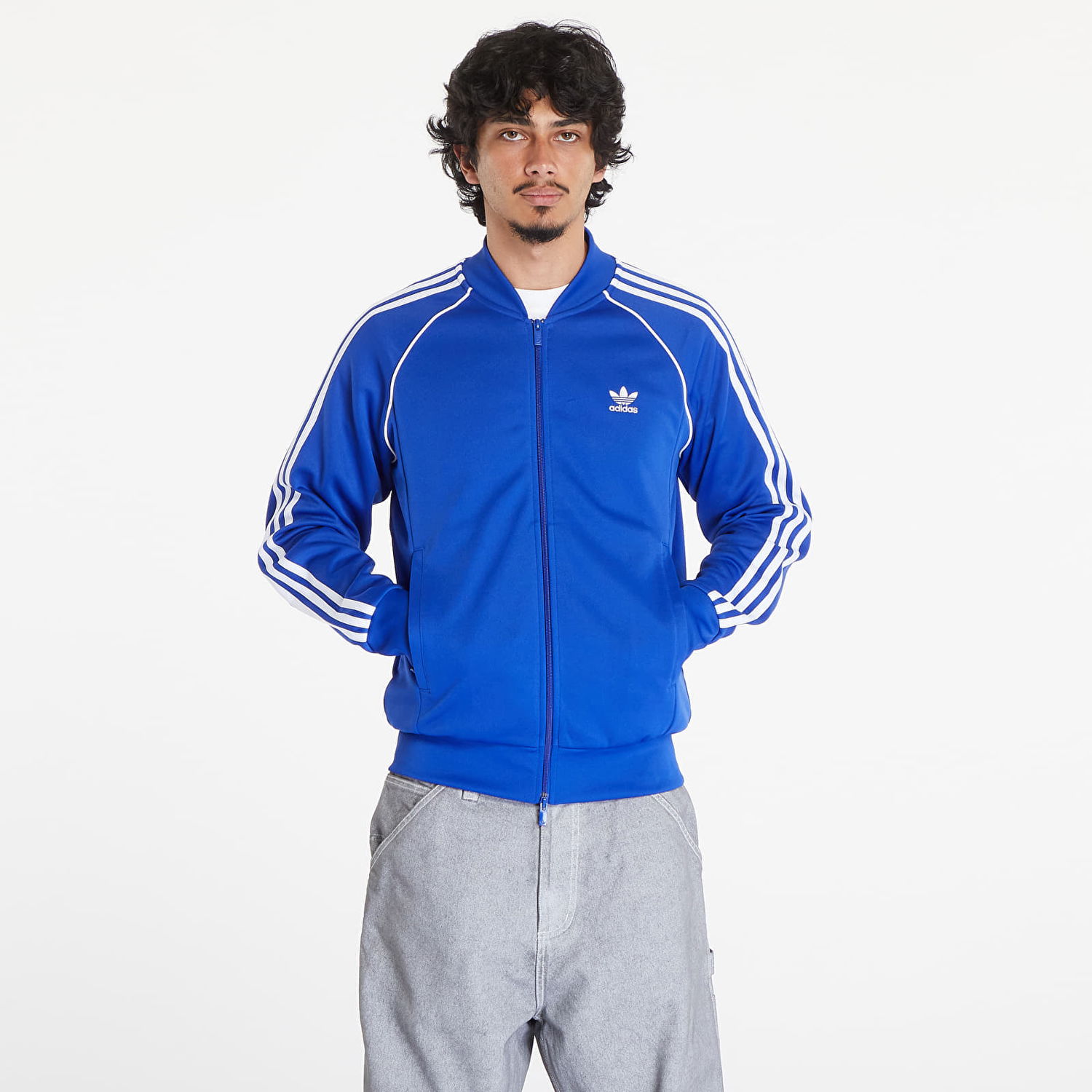 Mikina adidas Originals Sst Track Top Semi Lucid Blue Modrá | IY9850, 0